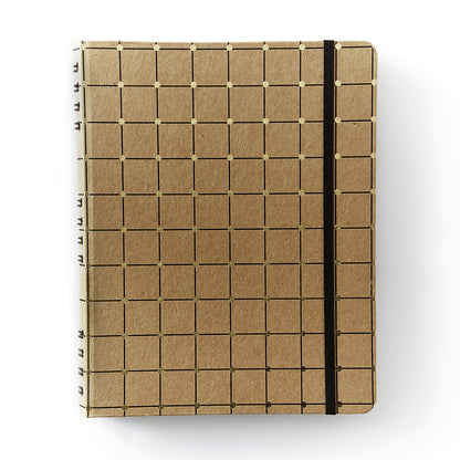 Caderno Organizador - Cícero - Duo Kraft Pautado & Pontado 17x24 Linha e Ponto