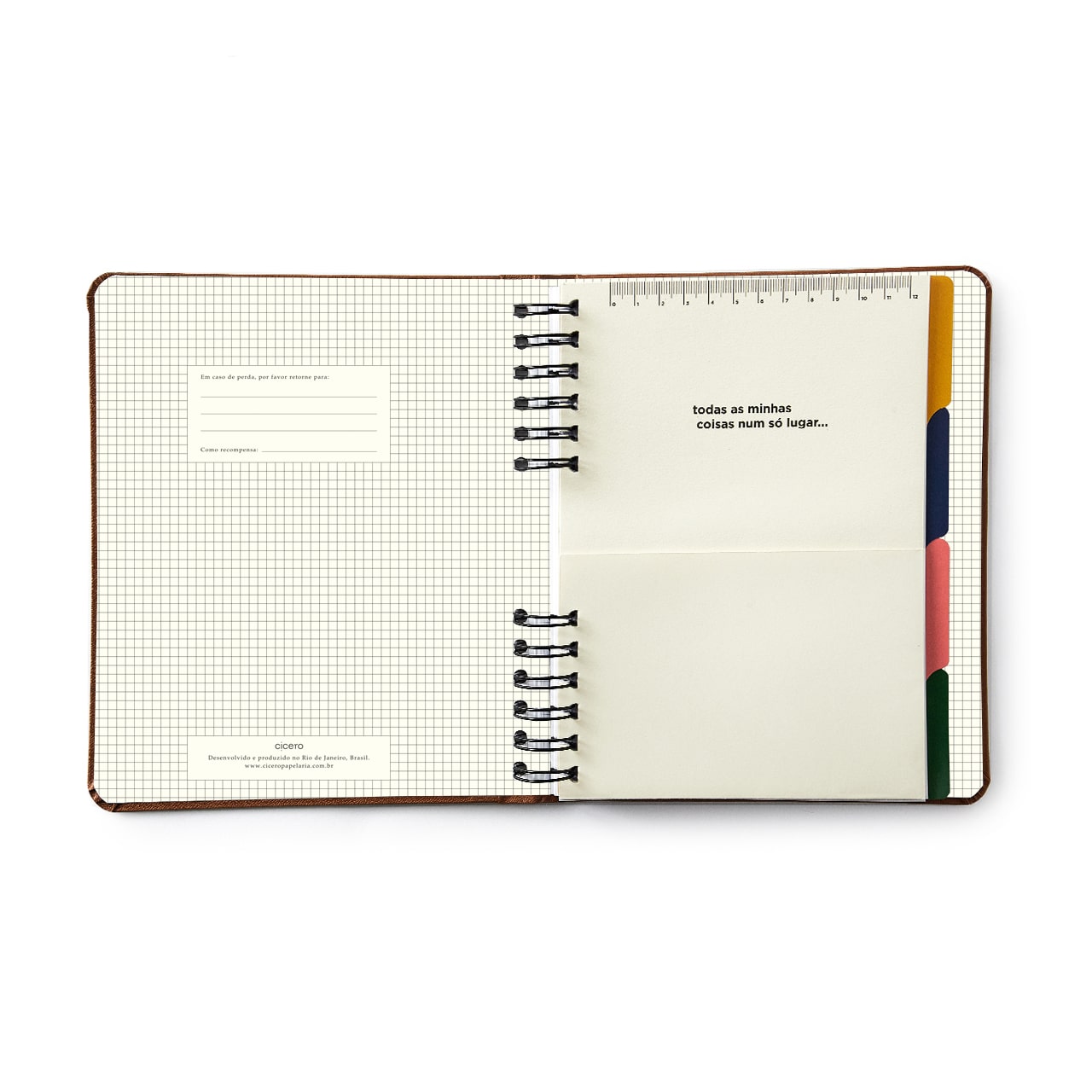 Caderno Organizador Pastel Block Sport Pautado A5 Sport