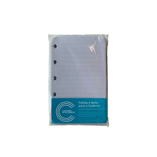 Refil Inteligine - Caderno Inteligente - Linhas Brancas Pautado 120g/m² 50 Folhas