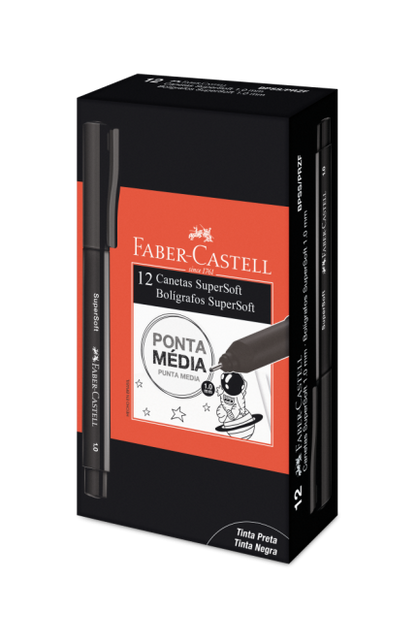 Caneta Fineliner - Faber-Castell - Supersoft Pen 1.0 Avulsa
