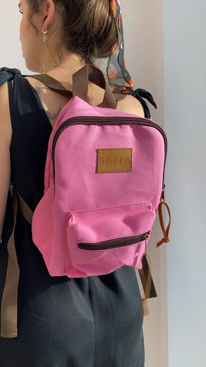 Mochila Mini Urban Unicórnio - Sabra - Rosa Bebê