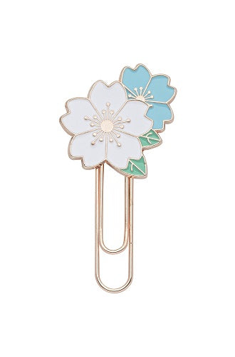 Marcador de Página - Molin - Love Flower Branco