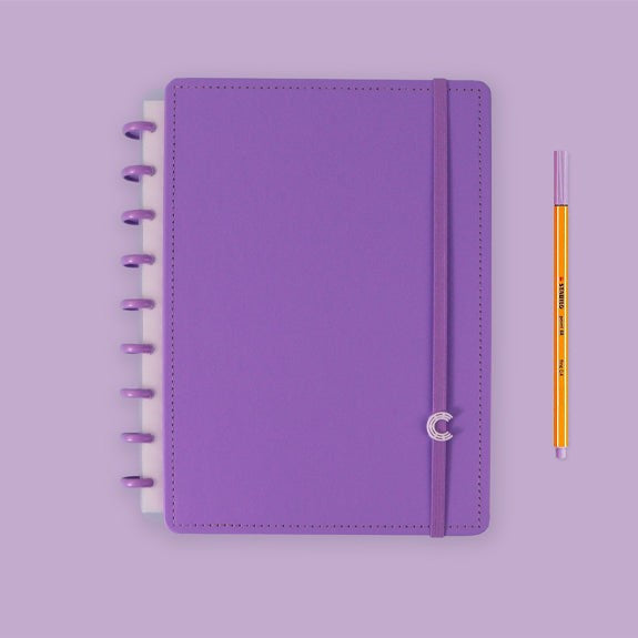 Caderno Médio - Caderno Inteligente - All Purple