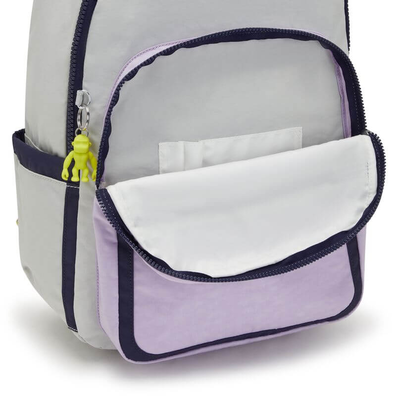 Mochila Seoul - Kipling - Grey Lilac Bl