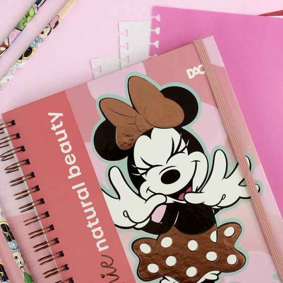 Caderno Smart Universitário- DAC - Minnie Mouse 80 Folhas 90g/m² c/ 10 Divisórias