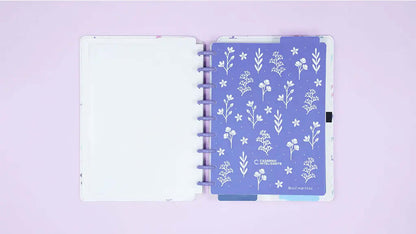 Planner Permanente - Caderno Inteligente - Lilac Fields By Sof 104 Folhas 120g/m²