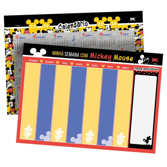 Bloco Destacável - DAC - Planejamento Semanal- Mickey Mouse