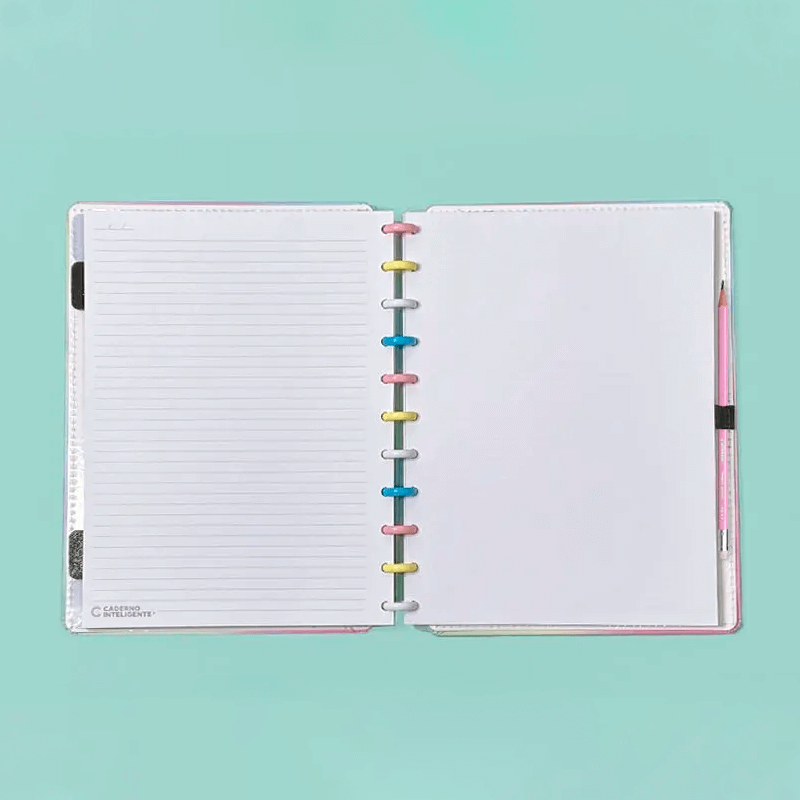 Caderno Grande - Caderno Inteligente - Candy Splash 80 Folhas 90g/m²