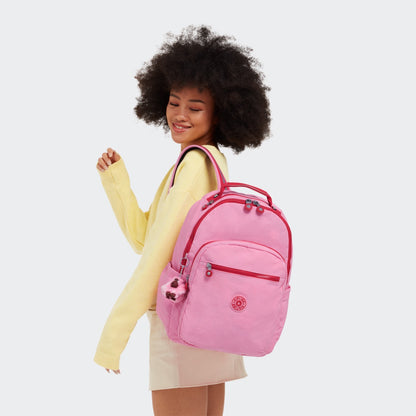 Mochila - Kipling - Seoul Rosa Pink Fiesta