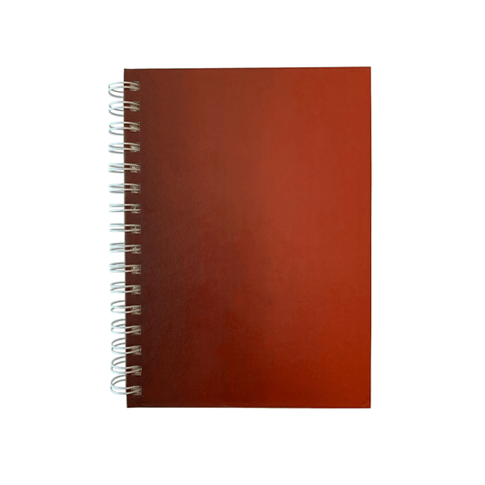 Caderno Flow A5 - Papelaria Unicórnio - Degradê Vermelho Pólen Pontado