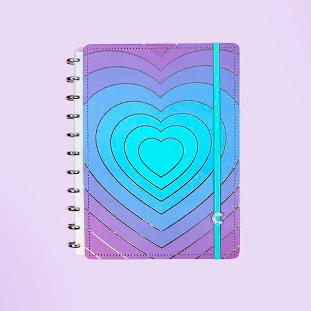 Caderno Grande - Caderno Inteligente - Silver Love 80 Folhas 90g/m²