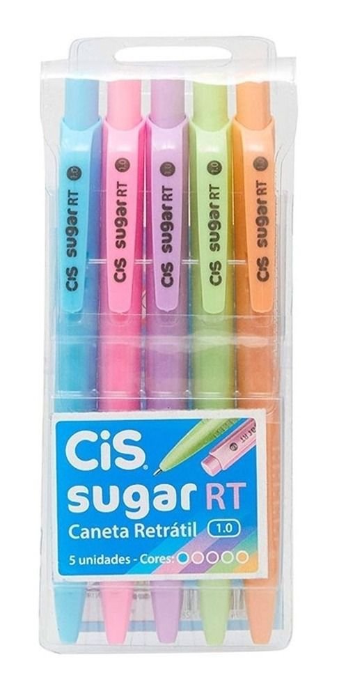 Caneta Esferográfica - CIS - Sugar RT - 1,0mm