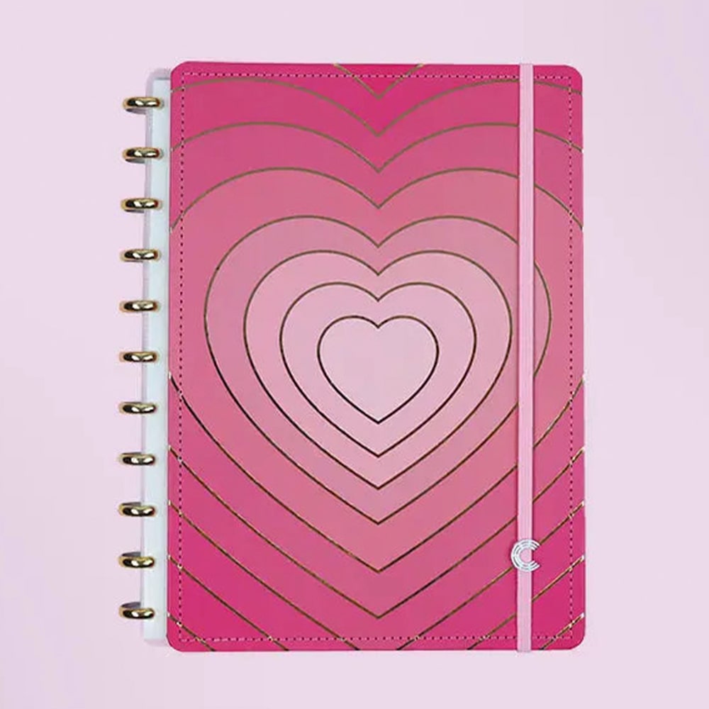 Caderno Grande - Caderno Inteligente - Golden Love 80 Folhas 90g/m²