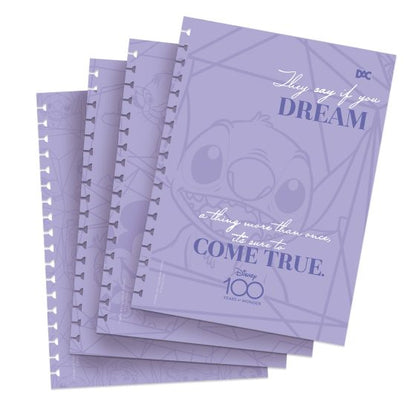 Caderno Smart Mini A5 - DAC - Disney 100 80 Folhas 90g/m² c/ 10 Divisórias