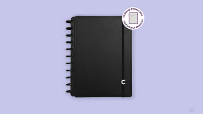 Caderno G+ - Caderno Inteligente - Linhas Brancas Black Special Edition 140Fls