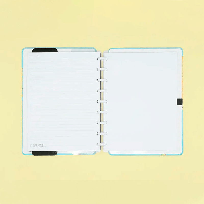 Caderno Médio - Caderno Inteligente - Mapa Mundi By Gocase 80 Fls 90g/m²