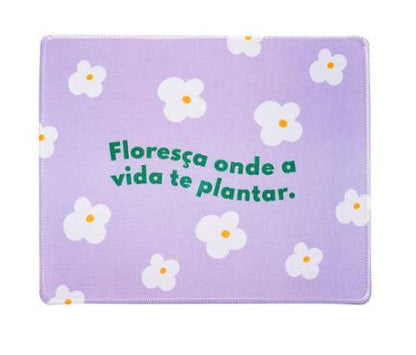 Mouse Pad - Leo Arte - Positive Vibes Flores