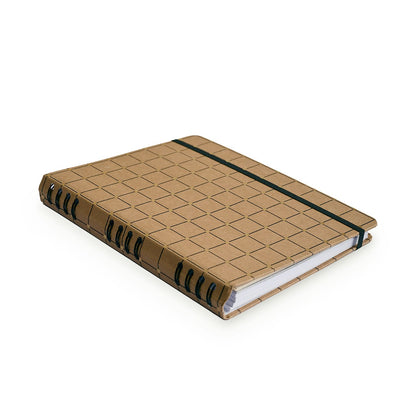 Caderno Organizador - Cícero - Duo Kraft Pautado & Pontado 17x24 Linha e Ponto