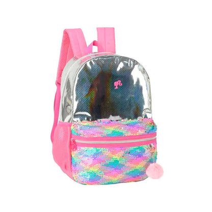 Mochila - Luxcel - Barbie Metálica c/ Paetês