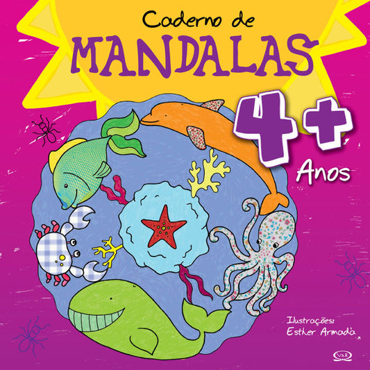 Livro para Colorir - VR Editora - Caderno de Mandalas 4+ Anos