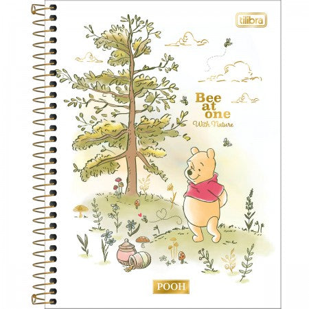 Caderno Colegial - Tilibra - Pooh  10 Matérias c/ 160 Folhas