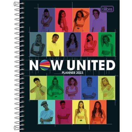 Planner Espiral 2023 17 x 24 -Tilibra - Now United