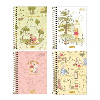 Caderno Colegial - Tilibra - Pooh  10 Matérias c/ 160 Folhas