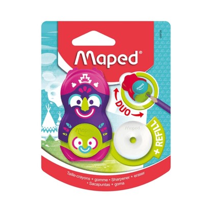 Apontador com Borracha - Maped - Loopy Totem c/ Refil