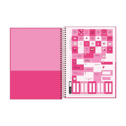 Caderno Universitário - Tilibra - Love Pink 1 Matéria 80 Folhas