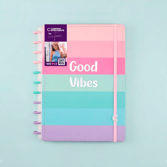 Caderno Grande - Caderno Inteligente - Good Vibes By Indy 80 Folhas 90g/m²