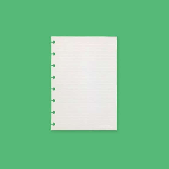Refil A5 - Caderno Inteligente - Linhas Brancas Pautado 90g/m² 50 Folhas