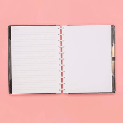 Caderno Grande - Caderno Inteligente - Rose Pastel 80 Folhas 90g/m²