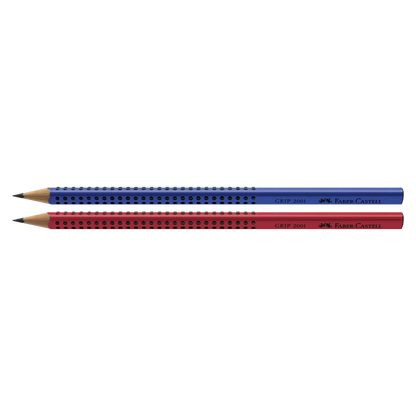 Lápis Eco - Faber-Castell - Grip 2001 Vermelho e Azul