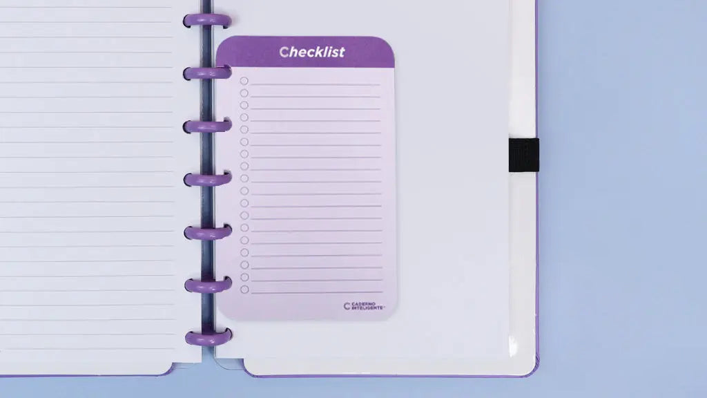 Checklist - Caderno Inteligente - 85mm x135mm 40 Folhas 120g/m