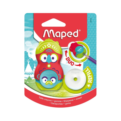 Apontador com Borracha - Maped - Loopy Totem c/ Refil