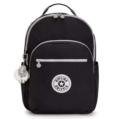 Mochila Seoul - Kipling - True Black Fun