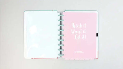 Planner Permanente - Caderno Inteligente - Acqua Glam 93 Folhas 120g/m²