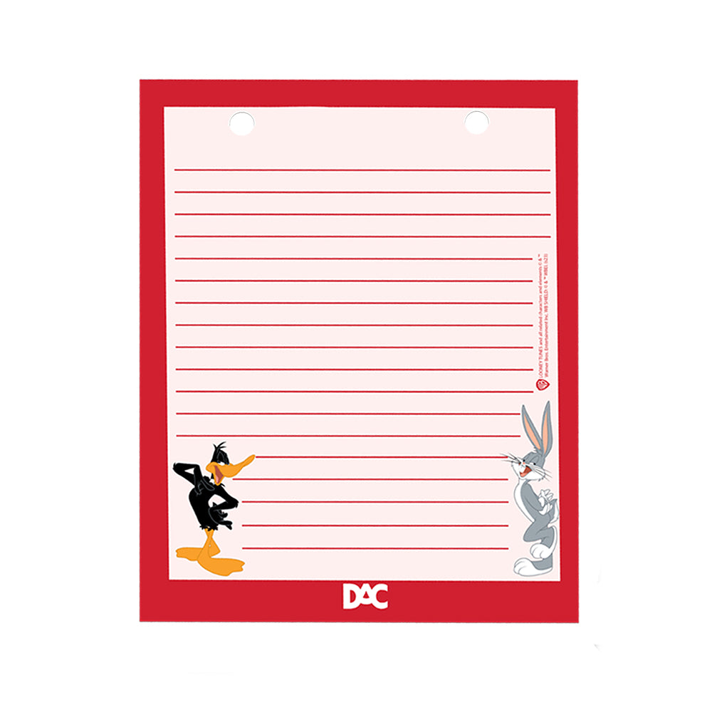 Caderno Argolado Mini - DAC - Looney Tunes- 80F 140x170mm