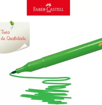 Canetinha - Faber-Castell  - 12 Cores