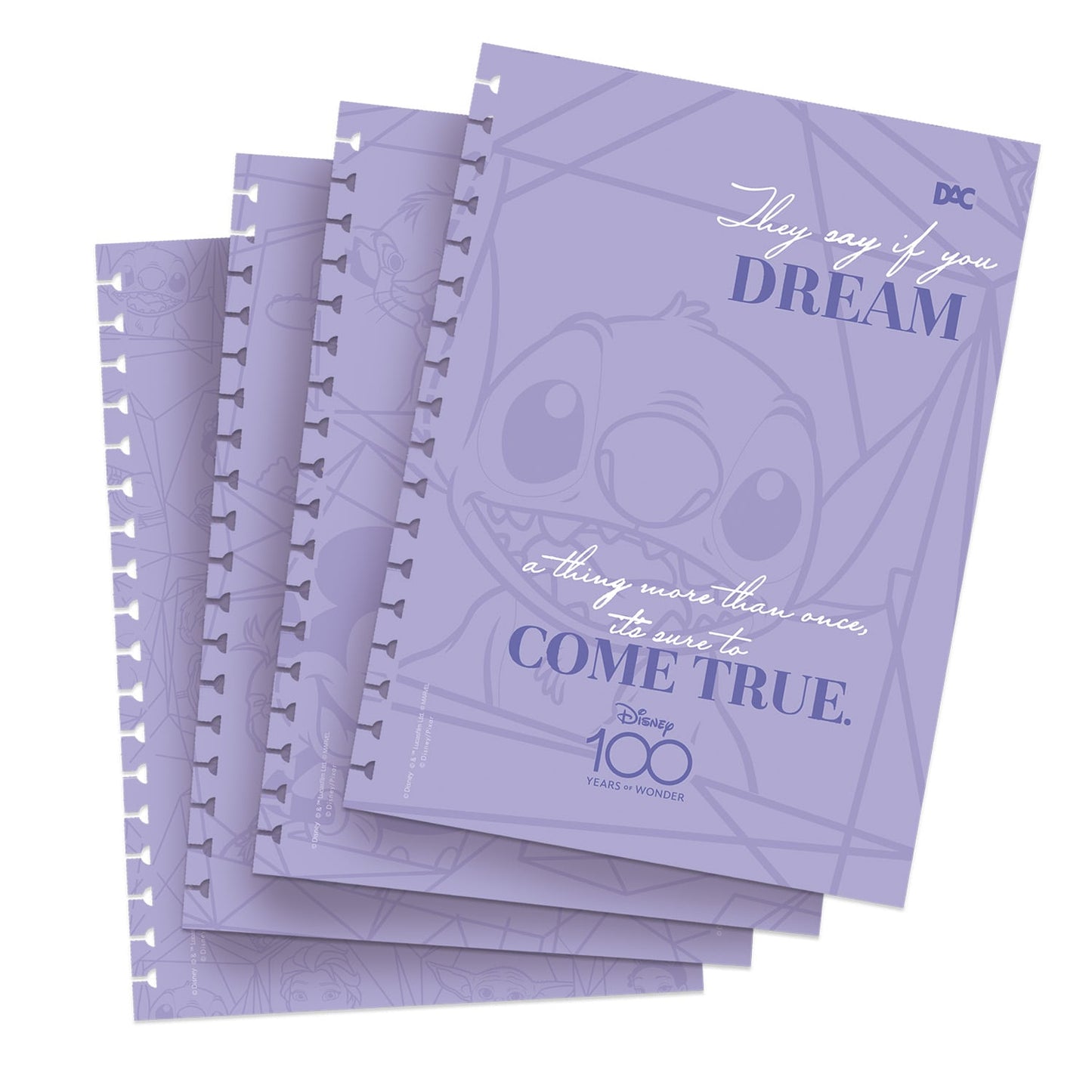 Caderno Smart Colegial - DAC - Disney 100 Anos