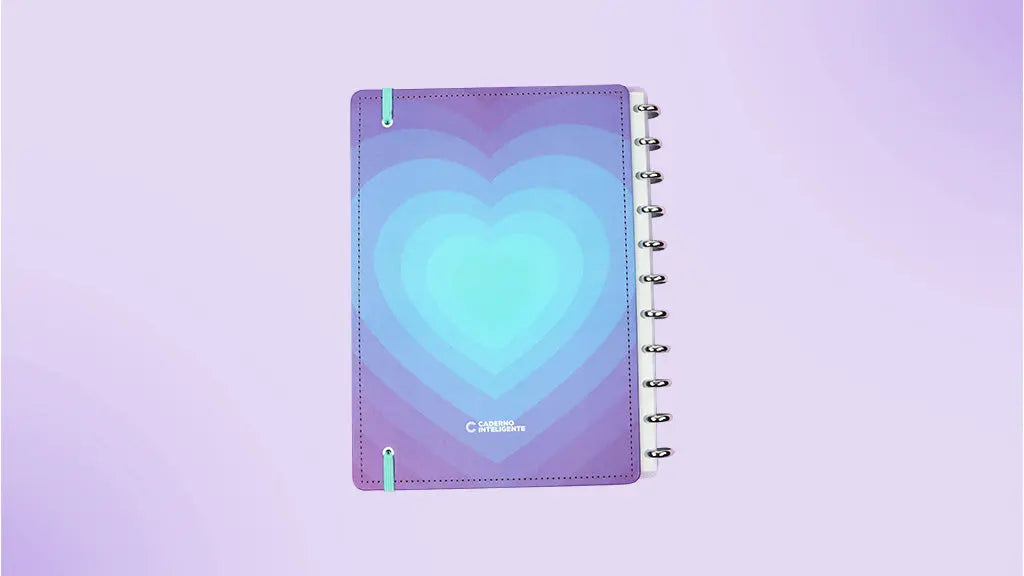 Caderno Grande - Caderno Inteligente - Silver Love 80 Folhas 90g/m²