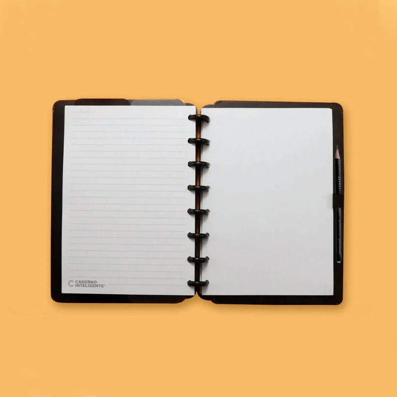 Caderno A5 - Caderno Inteligente - Black 80 Folhas 90g/m²