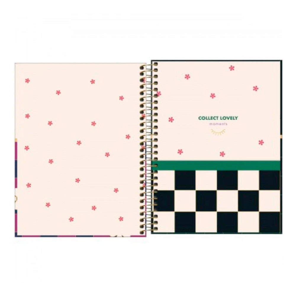 Caderno Colegial - Tilibra - Check Pop 10 Matérias 160 Folhas