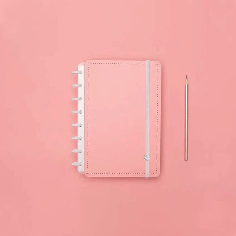 Caderno A5 - Caderno Inteligente - Rose Pastel 80Fls 90g/m²