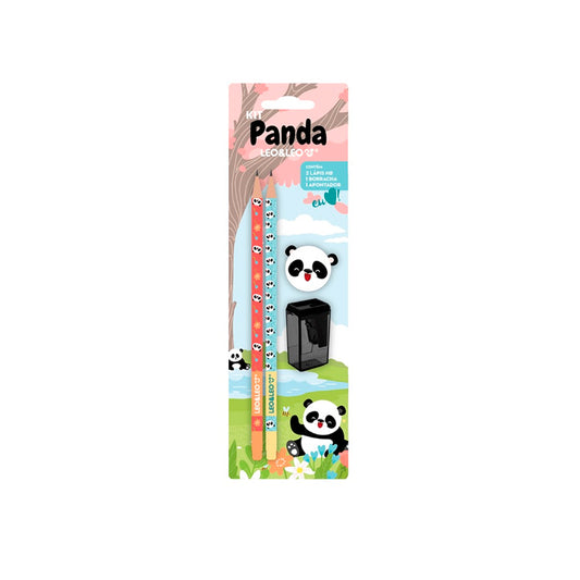 Kit Panda - Leo&Leo - 4 Itens