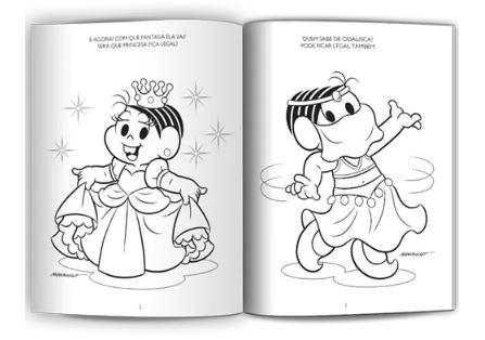 Livro para Colorir - Culturama - Ler e Colorir Mônica