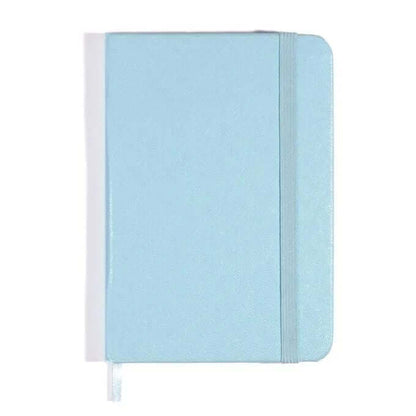 Caderneta Sem Pauta 9x13 - Cícero - Clássica  Azul Pastel