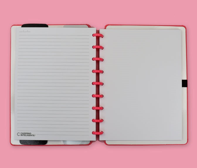 Caderno A5 - Caderno Inteligente - All Pink