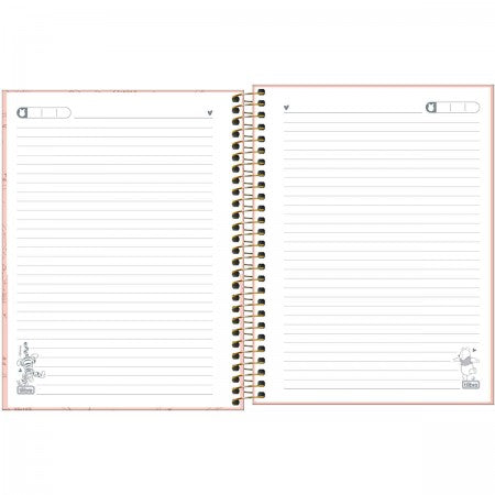 Caderno Colegial - Tilibra - Pooh  c/ 80 Folhas