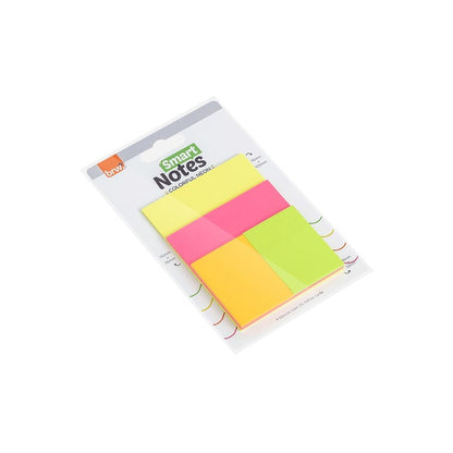 Bloco Adesivo - BRW - Smart Notes Colorido Neon Blister 4 Cores 25 Folhas por Bloco